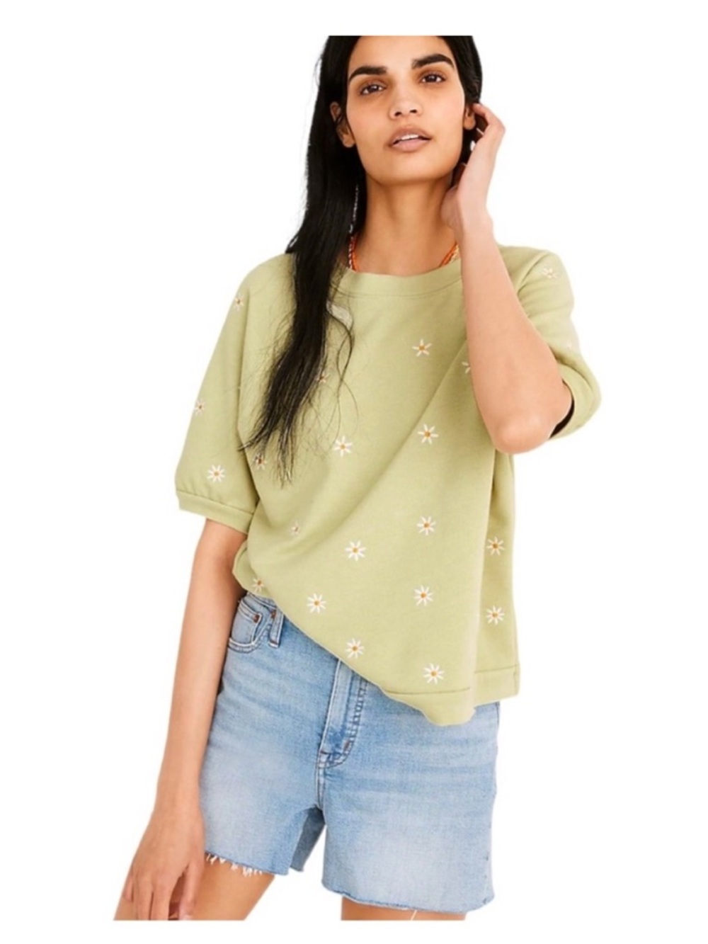Madewell Daisy Sweatshirt